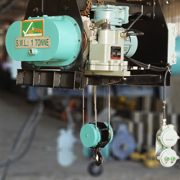 Flame Proof Electric Wire Rope Hoists